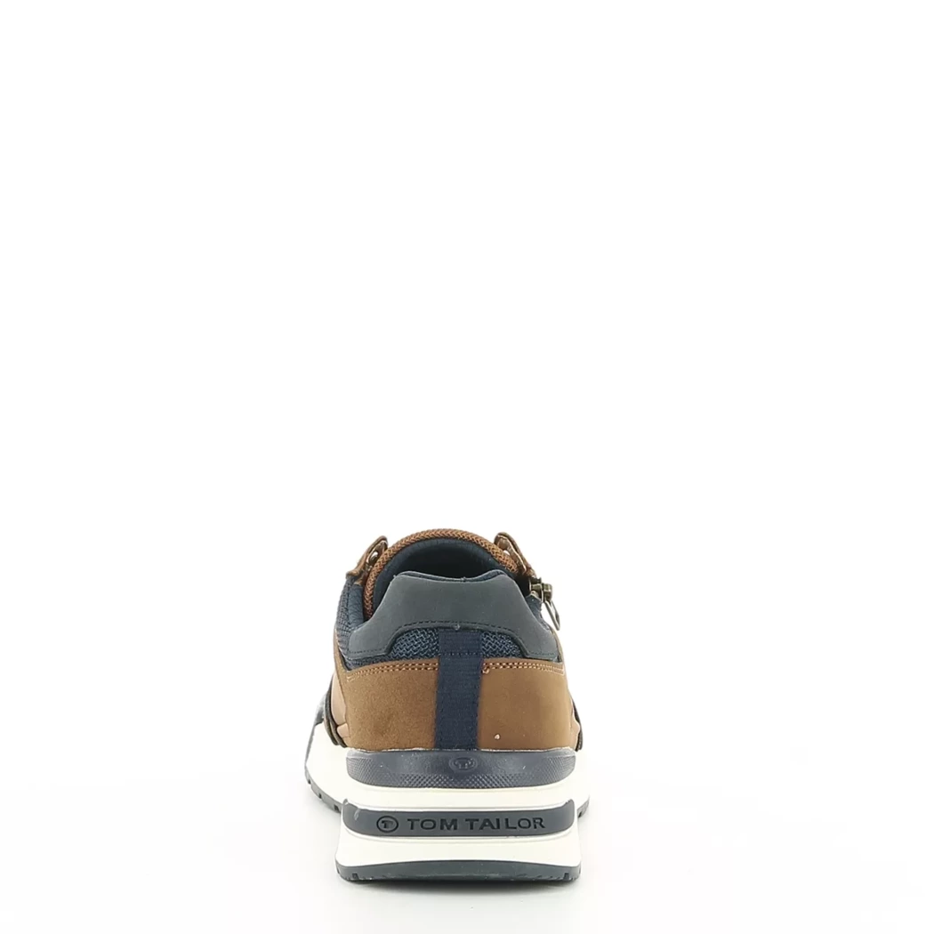 Image (3) de la chaussures Tom Tailor - Baskets Cuir naturel / Cognac en Cuir synthétique