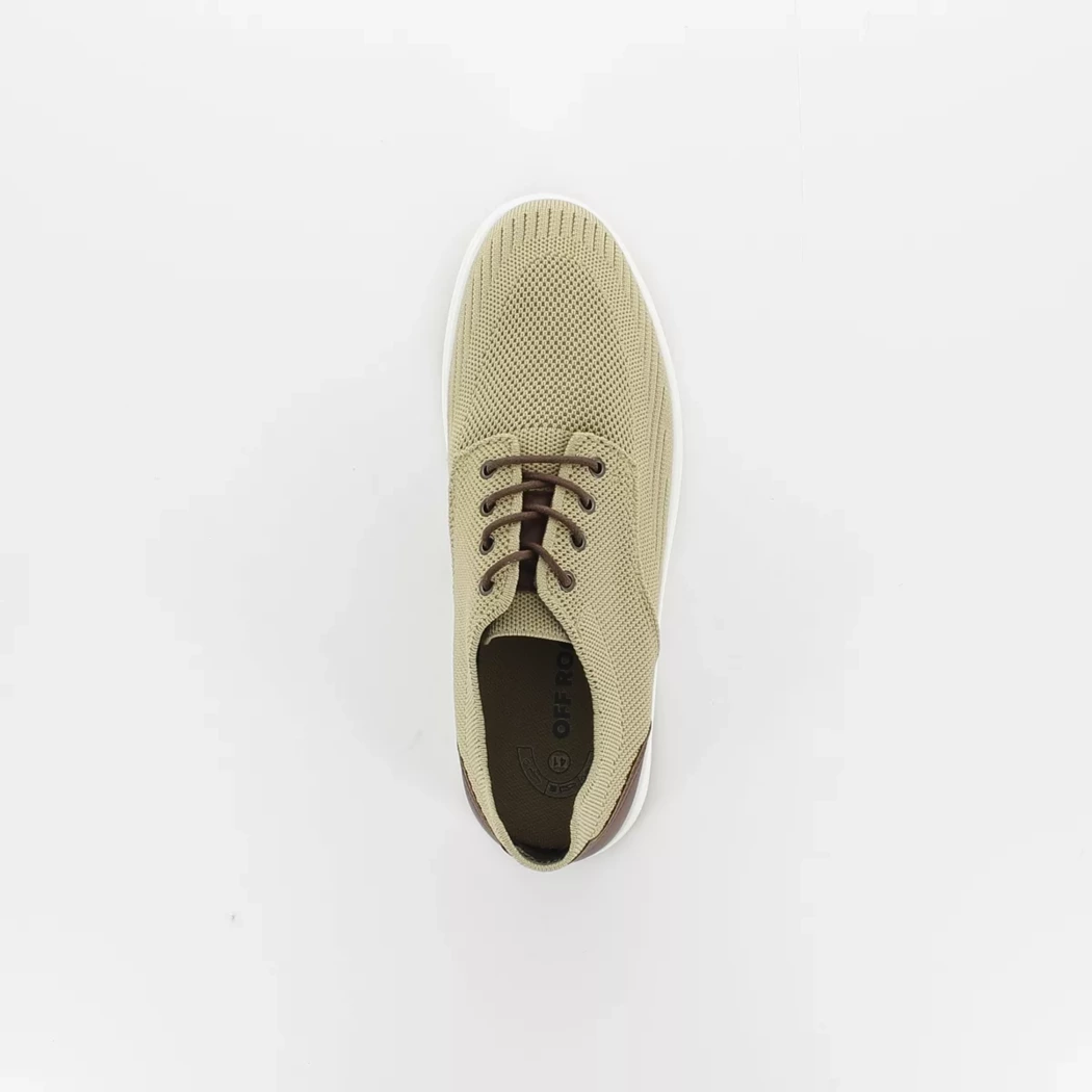 Image (6) de la chaussures Off Road - Chaussures à lacets Beige en Textile