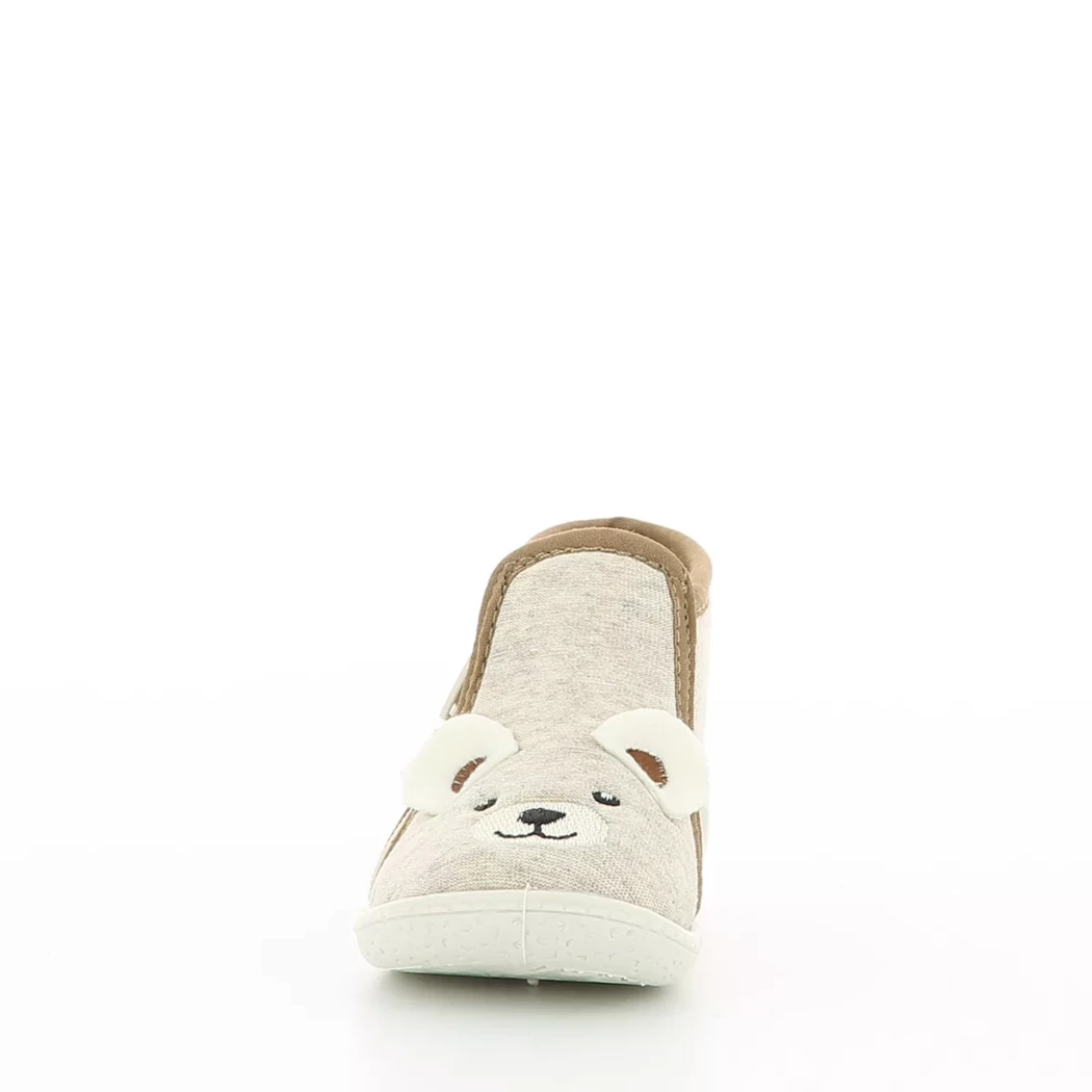 Image (5) de la chaussures Bossi - Pantoufles et Chaussons Beige en Textile