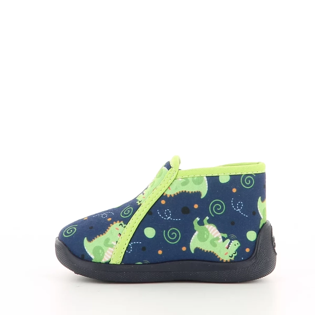 Image (4) de la chaussures Bossi - Pantoufles et Chaussons Bleu en Textile