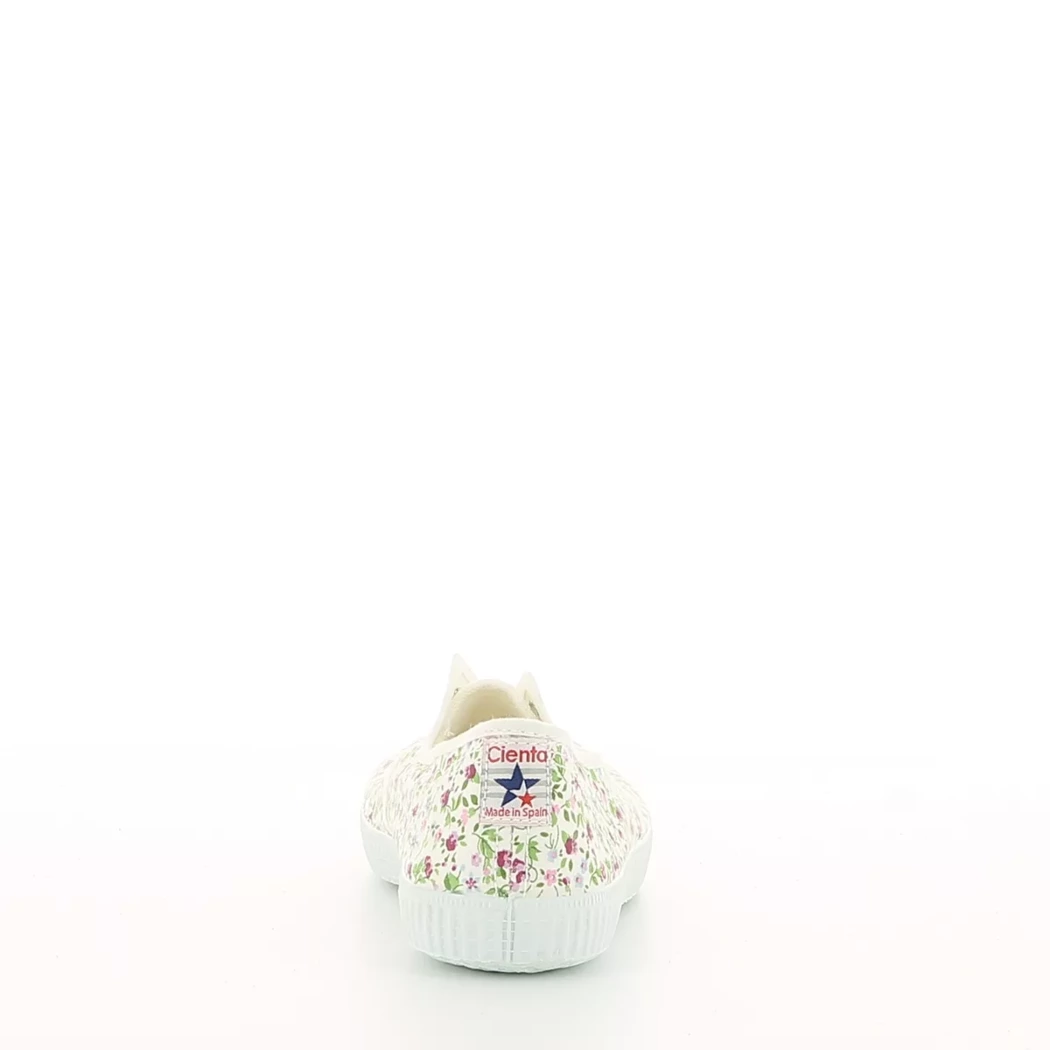 Image (3) de la chaussures Cienta - Baskets Blanc en Textile