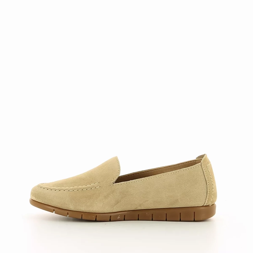 Image (4) de la chaussures Diabolo Studio - Mocassins Taupe en Cuir nubuck