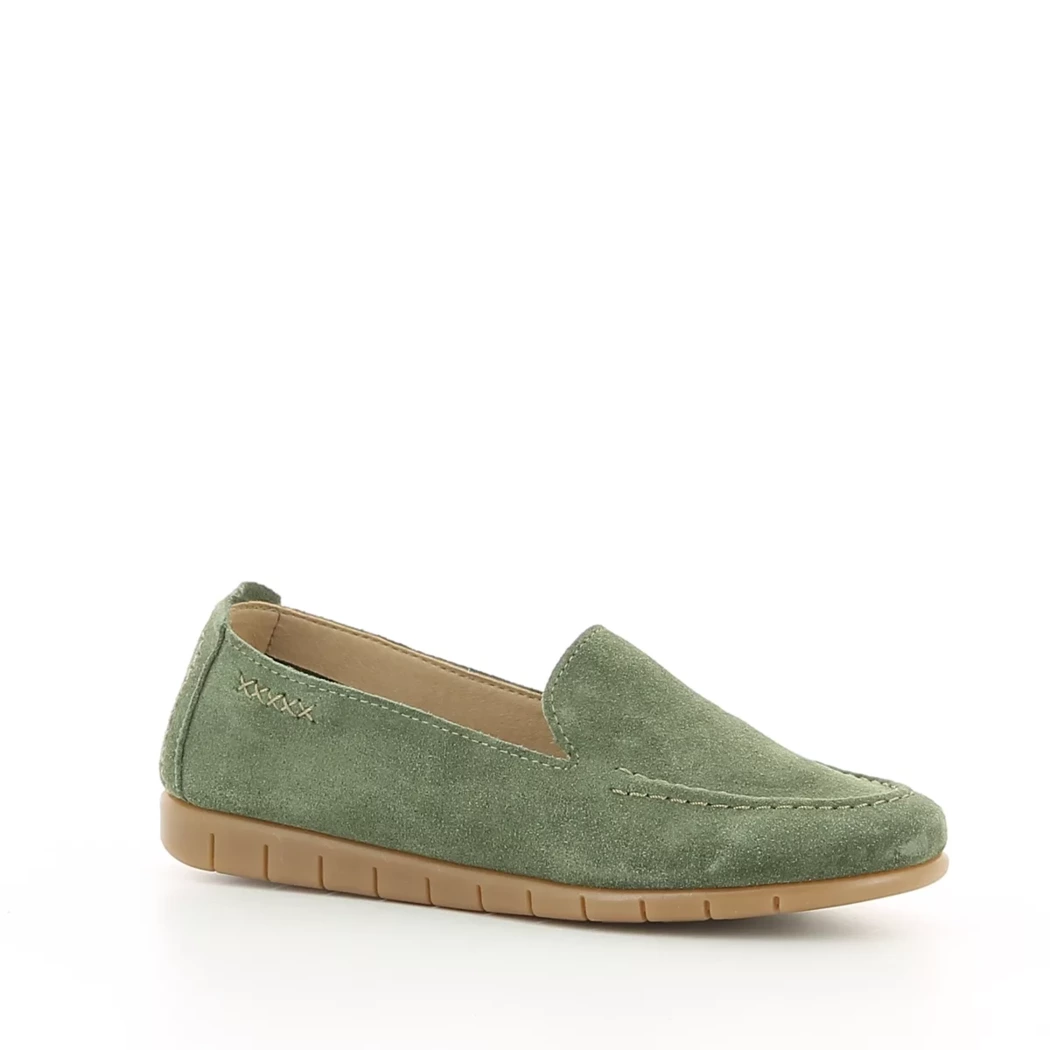 Image (1) de la chaussures Diabolo Studio - Mocassins Vert en Cuir nubuck