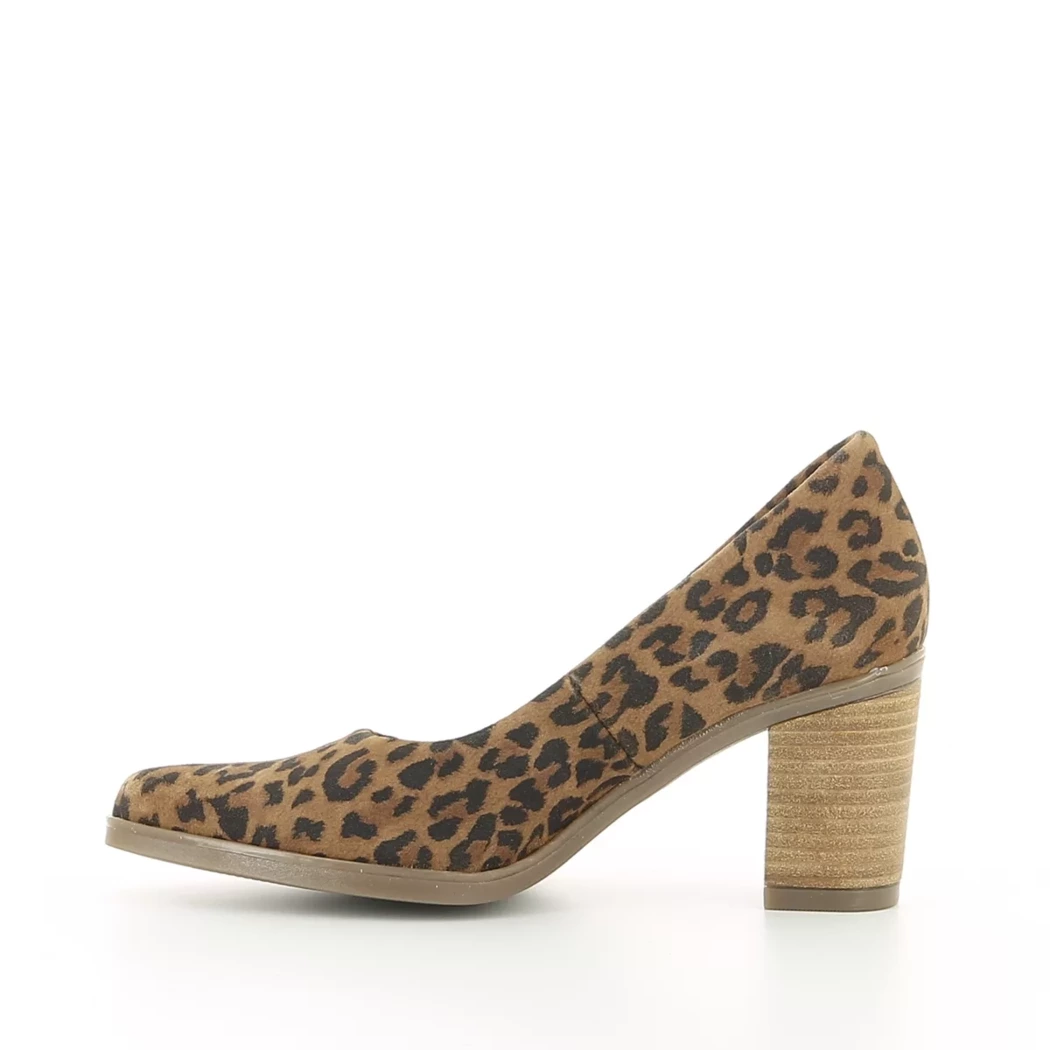 Image (4) de la chaussures Free Monday - Escarpins Marron en Cuir