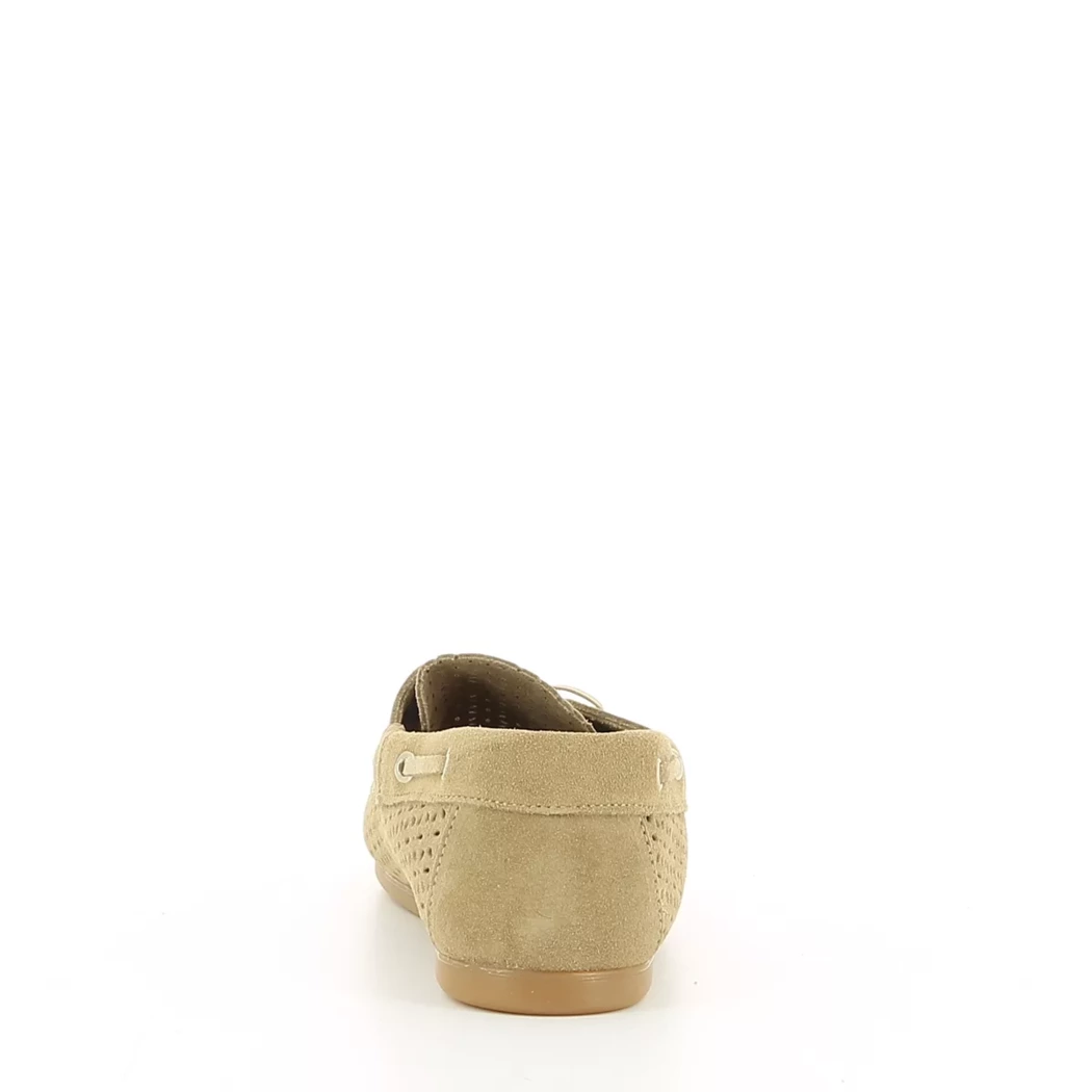 Image (3) de la chaussures Miss Boho - Chaussures bateau Taupe en Cuir nubuck