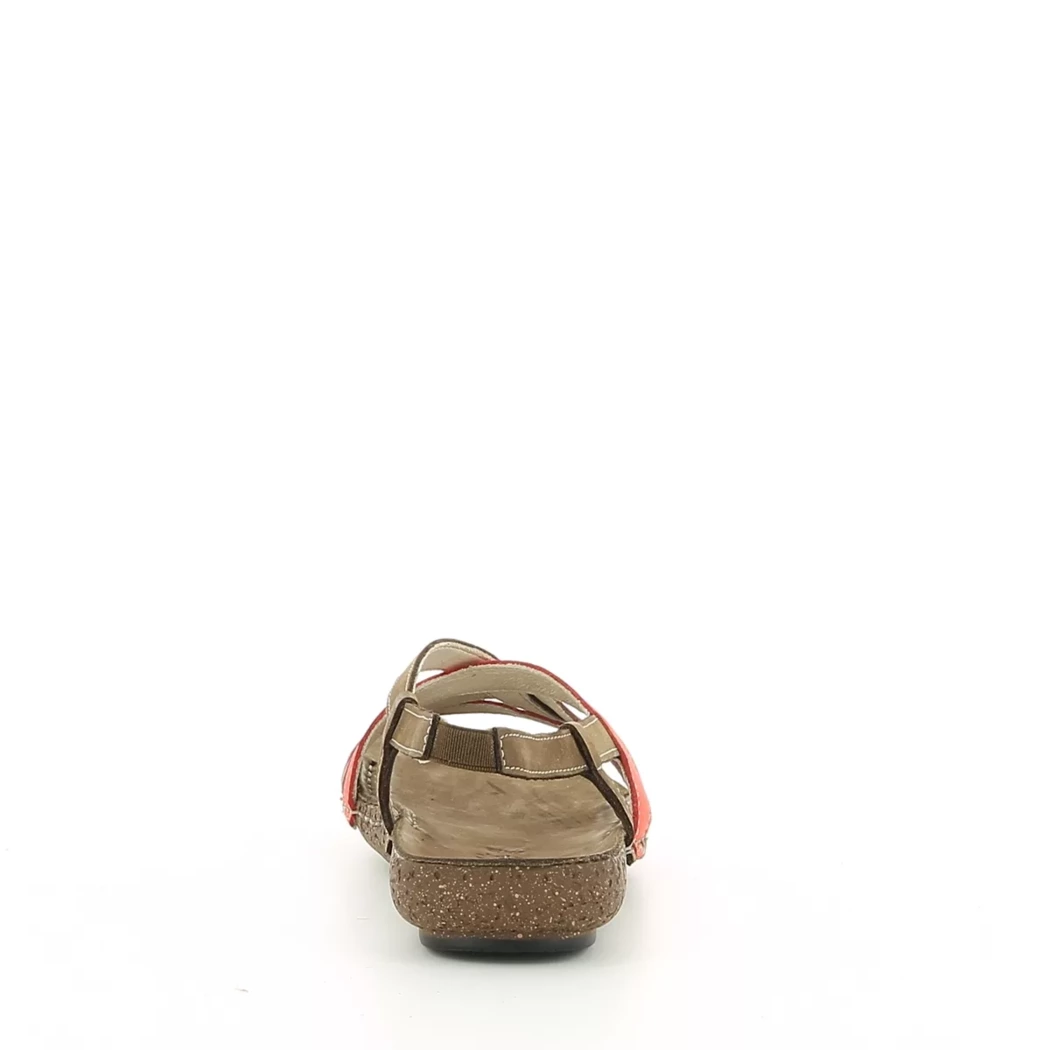Image (3) de la chaussures Calba - Sandales et Nu-Pieds Taupe en Cuir