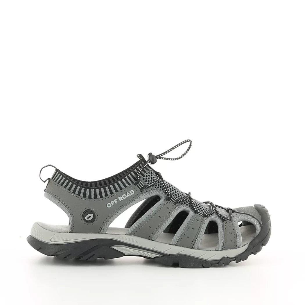 Image (2) de la chaussures Off Road - Sandales et Nu-Pieds Gris en Textile