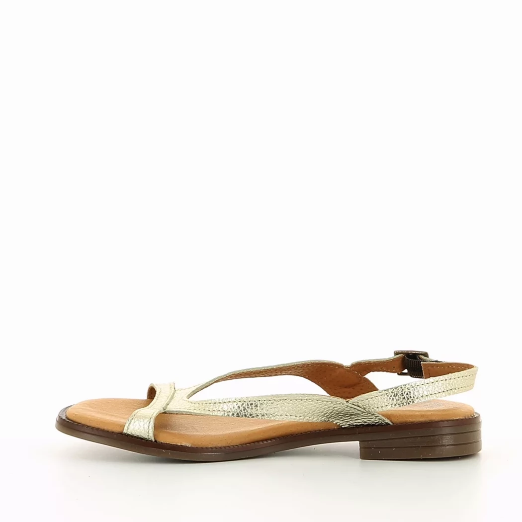 Image (4) de la chaussures Miss Boho - Sandales et Nu-Pieds Or / Bronze / Platine en Cuir
