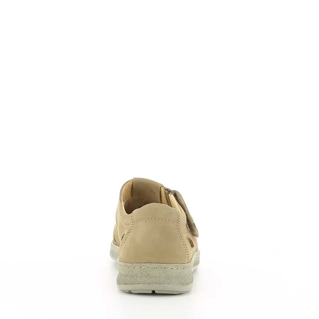 Image (3) de la chaussures Valmonte - Sandales et Nu-Pieds Taupe en Cuir