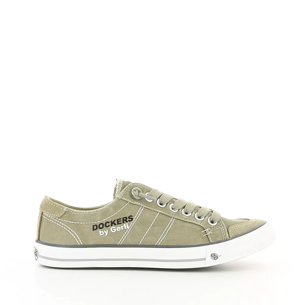 Image (2) de la chaussures Dockers - Baskets Beige en Textile