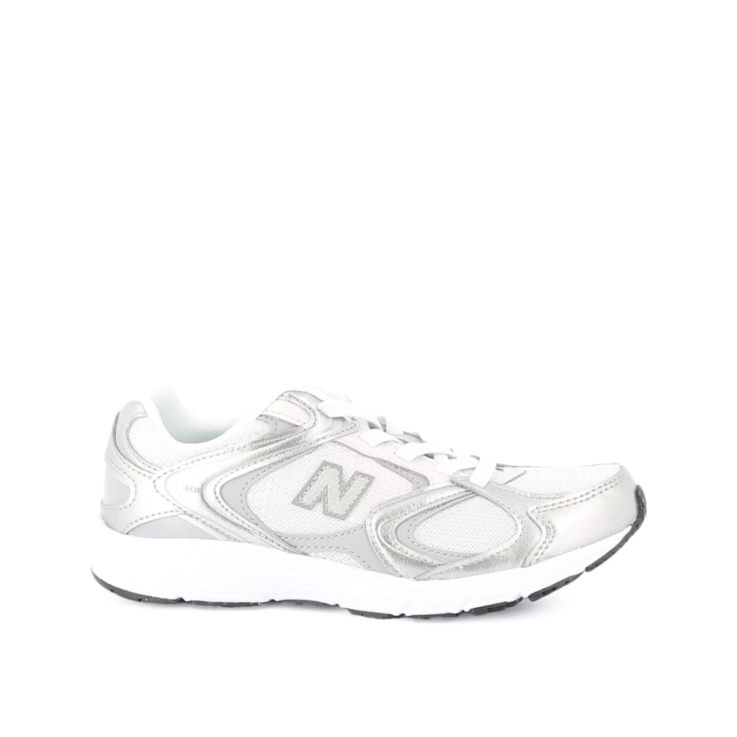 Image (2) de la chaussures New Balance - Baskets Argent en Cuir synthétique