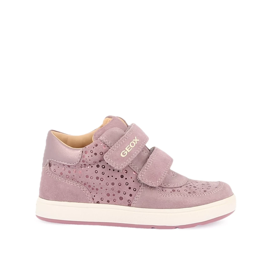 Image (2) de la chaussures Geox - Bottines Rose en Cuir nubuck