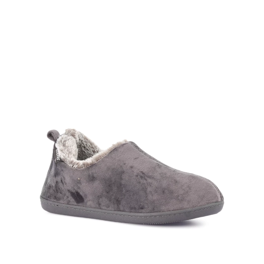 Image (1) de la chaussures Isotoner - Pantoufles et Chaussons Gris en Textile