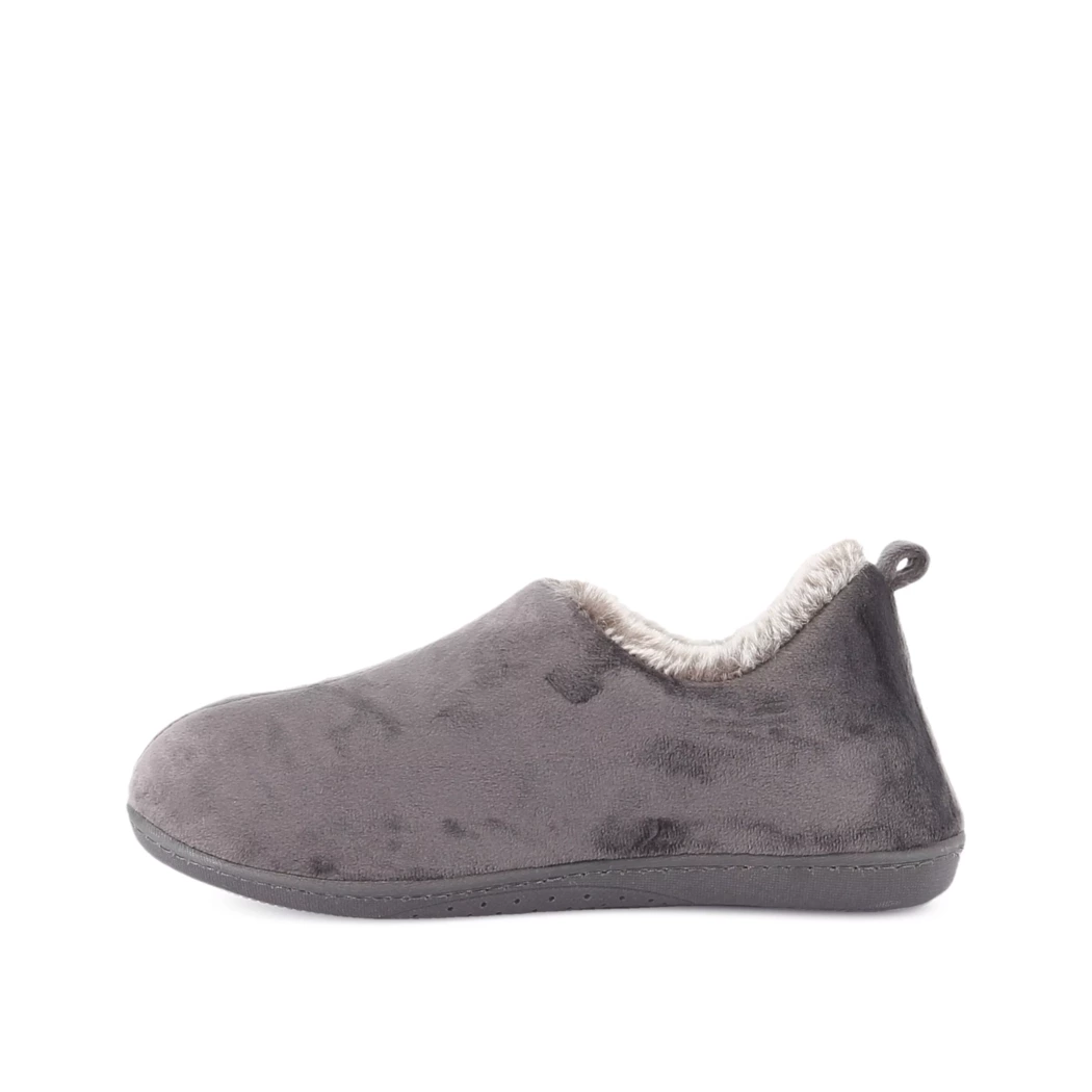 Image (4) de la chaussures Isotoner - Pantoufles et Chaussons Gris en Textile