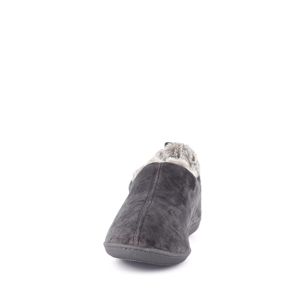 Image (5) de la chaussures Isotoner - Pantoufles et Chaussons Gris en Textile