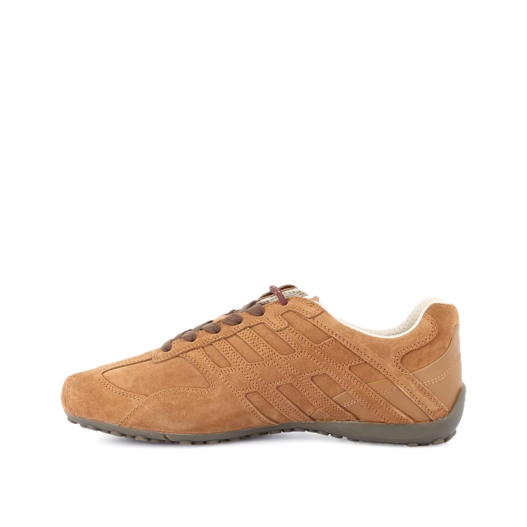 Image (4) de la chaussures Geox - Baskets Cuir naturel / Cognac en Cuir nubuck