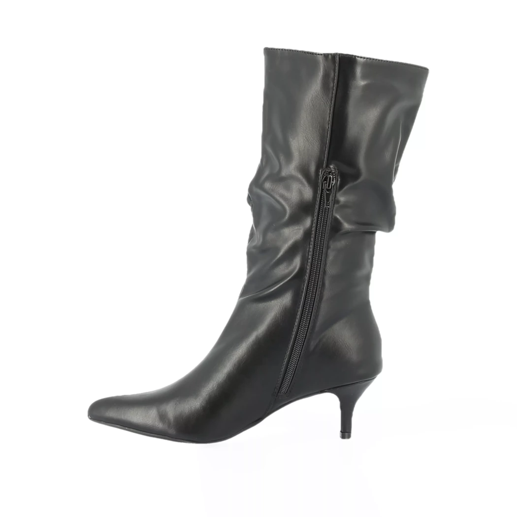 Image (4) de la chaussures Fashion Victim - Bottes Noir en Cuir synthétique
