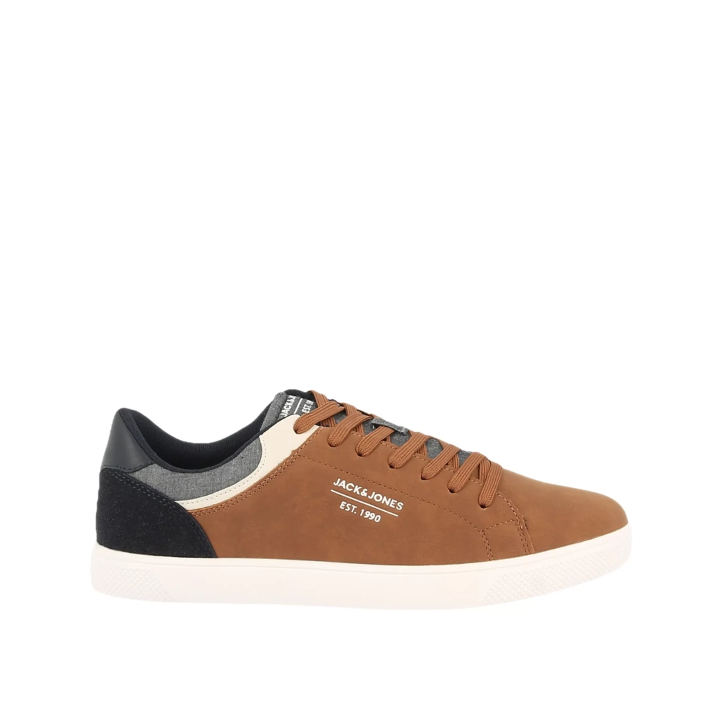 Image (2) de la chaussures Jack & Jones - Baskets Marron en Cuir synthétique
