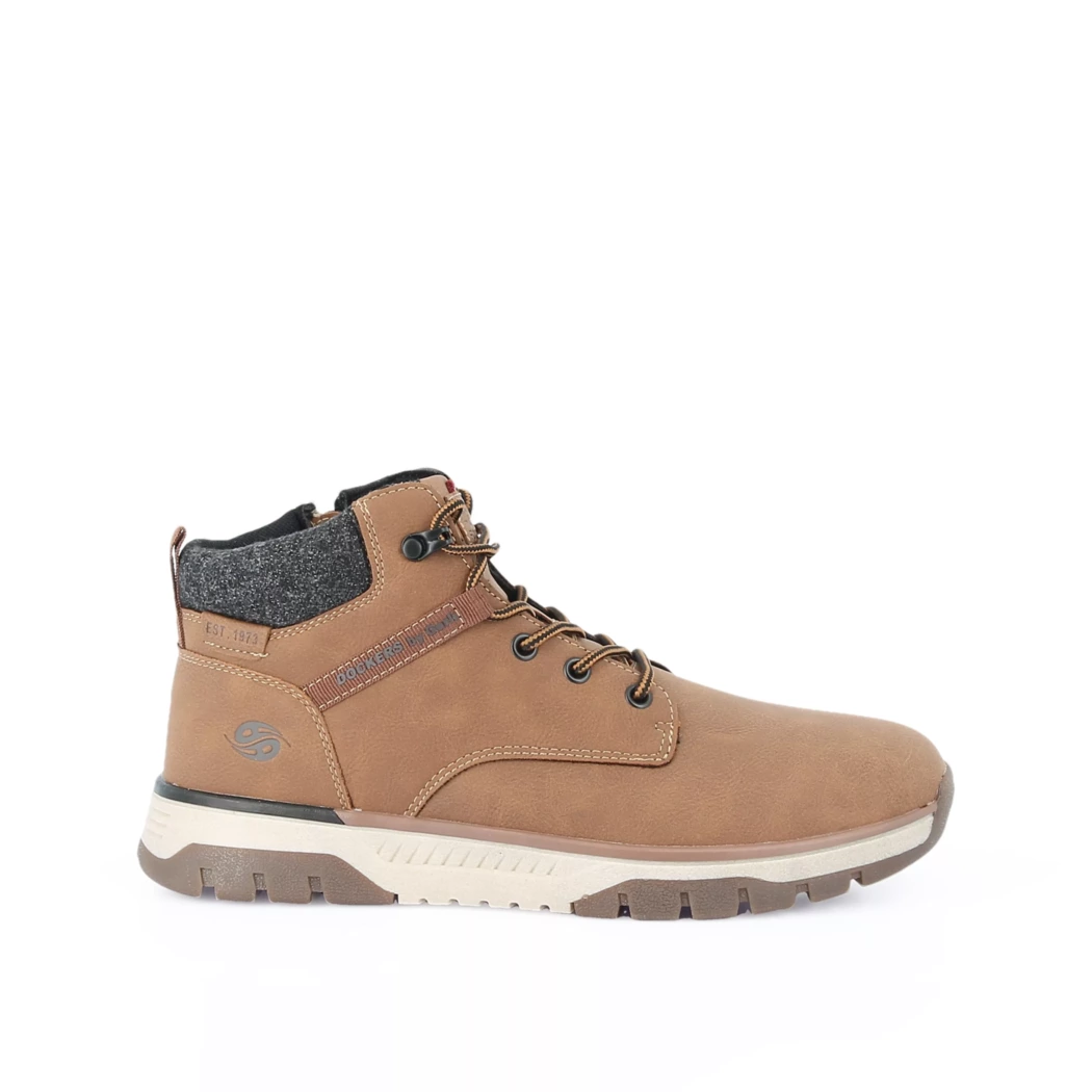 Image (2) de la chaussures Dockers - Bottines Marron en Cuir synthétique