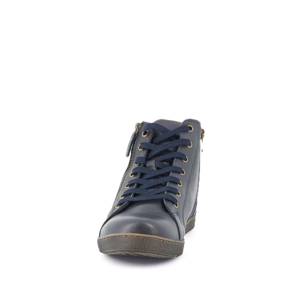 Image (5) de la chaussures Andrea Conti - Bottines Bleu en Cuir
