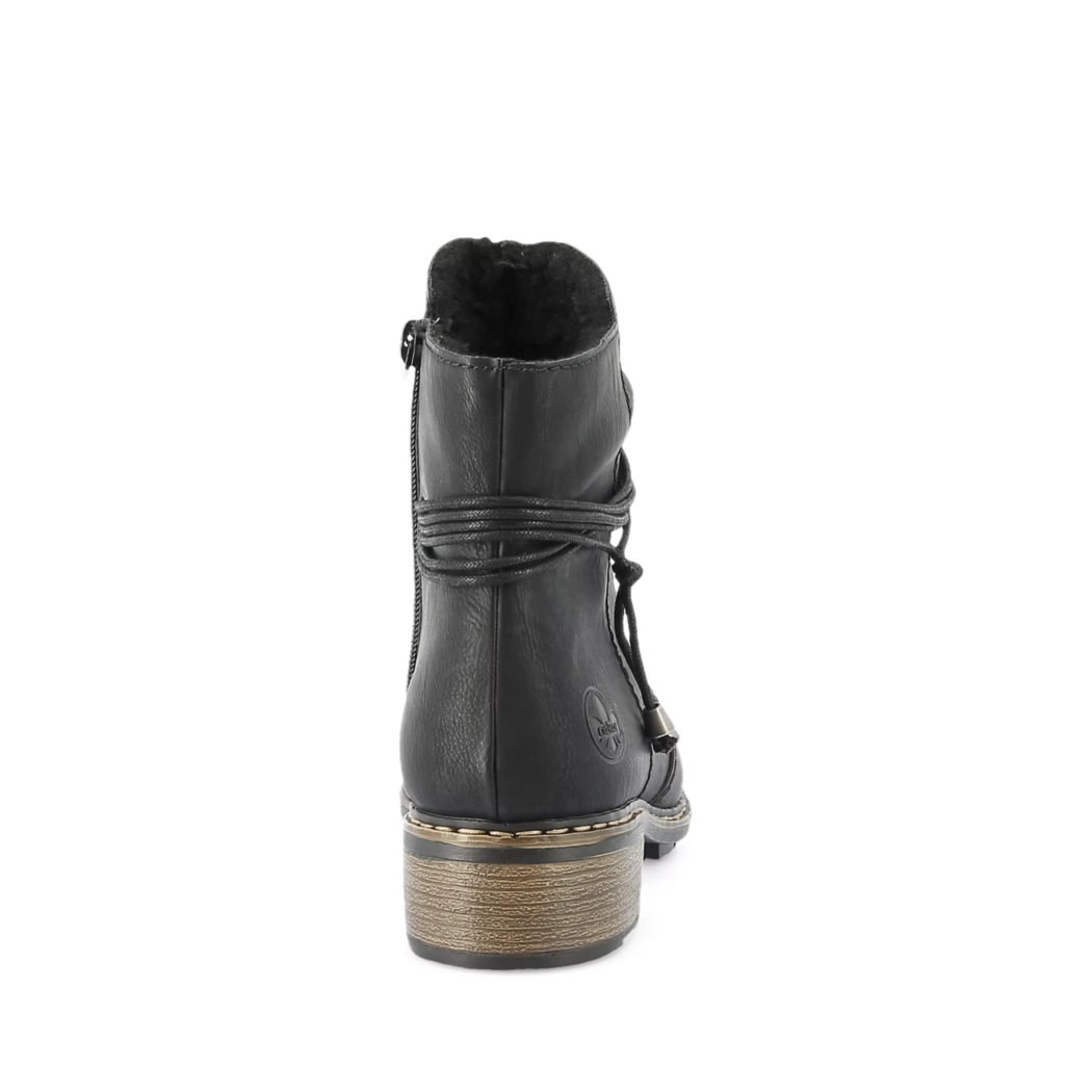 Image (3) de la chaussures Rieker - Boots Noir en Cuir synthétique