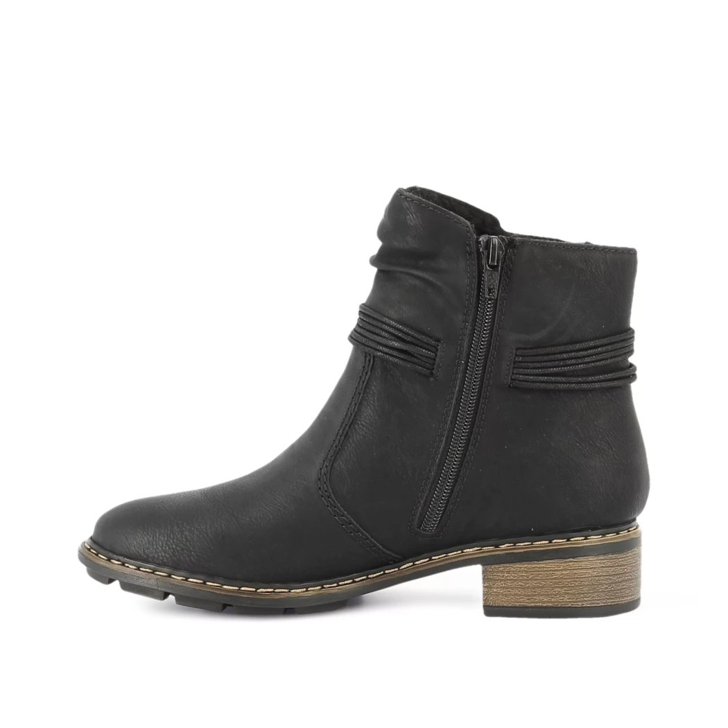 Image (4) de la chaussures Rieker - Boots Noir en Cuir synthétique