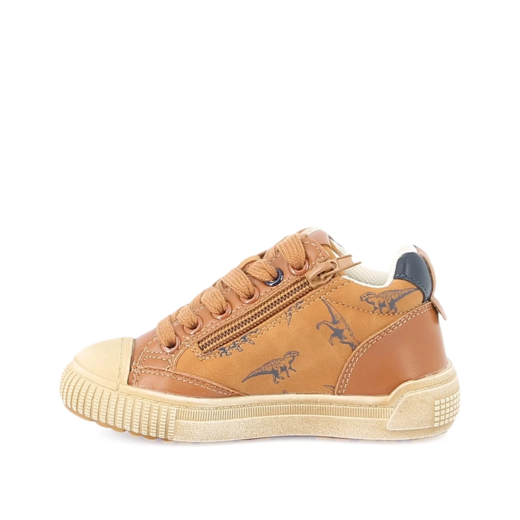 Image (4) de la chaussures Campus - Bottines Cuir naturel / Cognac en Cuir synthétique