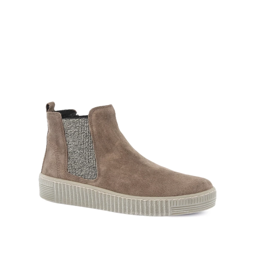 Image (1) de la chaussures Gabor - Boots Taupe en Cuir nubuck