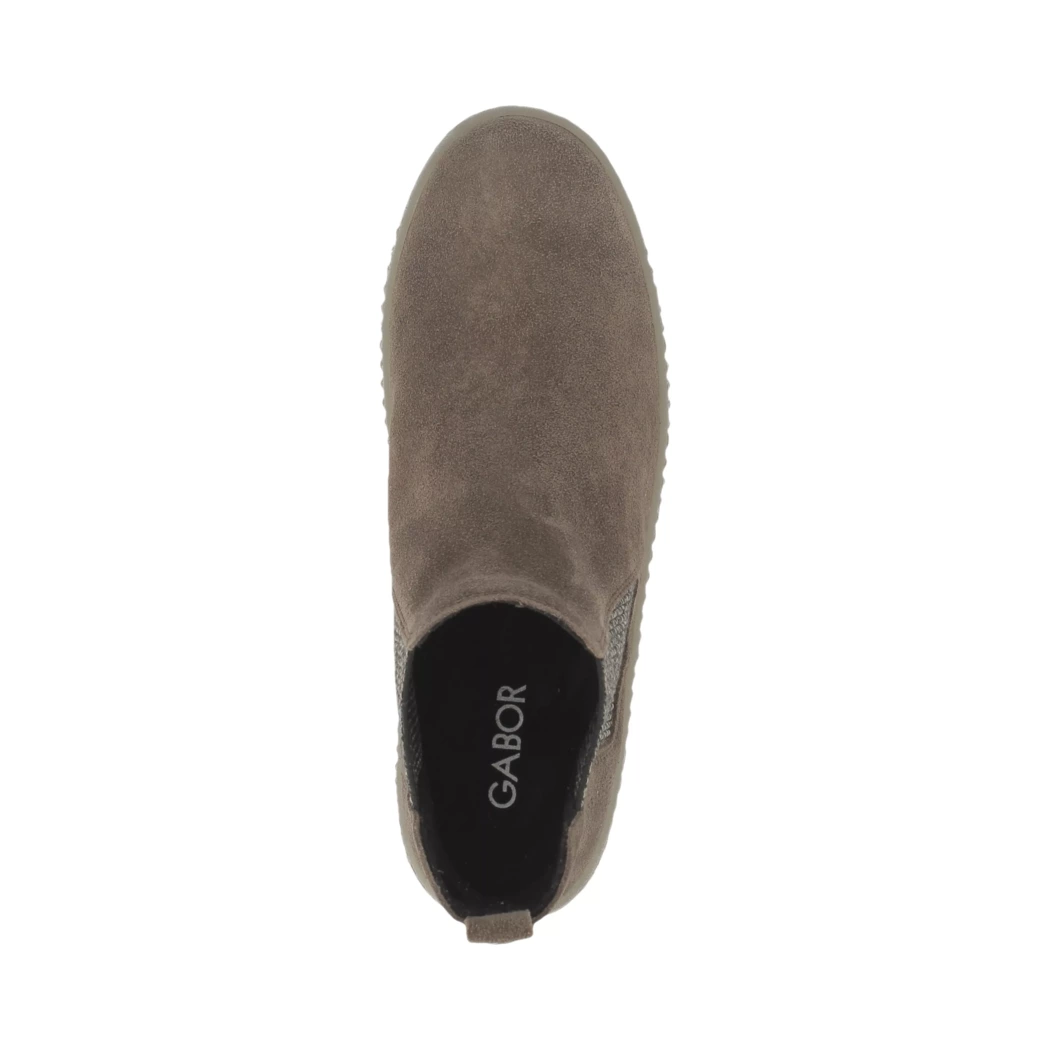 Image (6) de la chaussures Gabor - Boots Taupe en Cuir nubuck