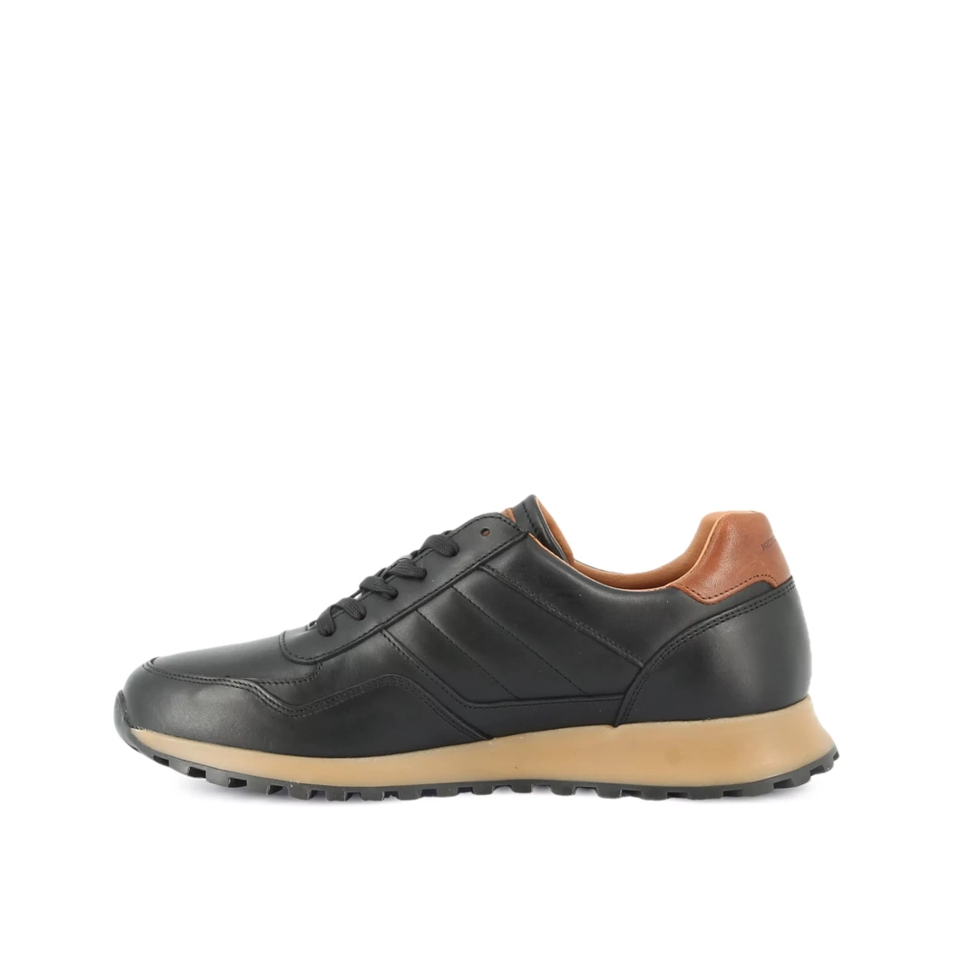 Image (4) de la chaussures Midtown District - Baskets Noir en Cuir