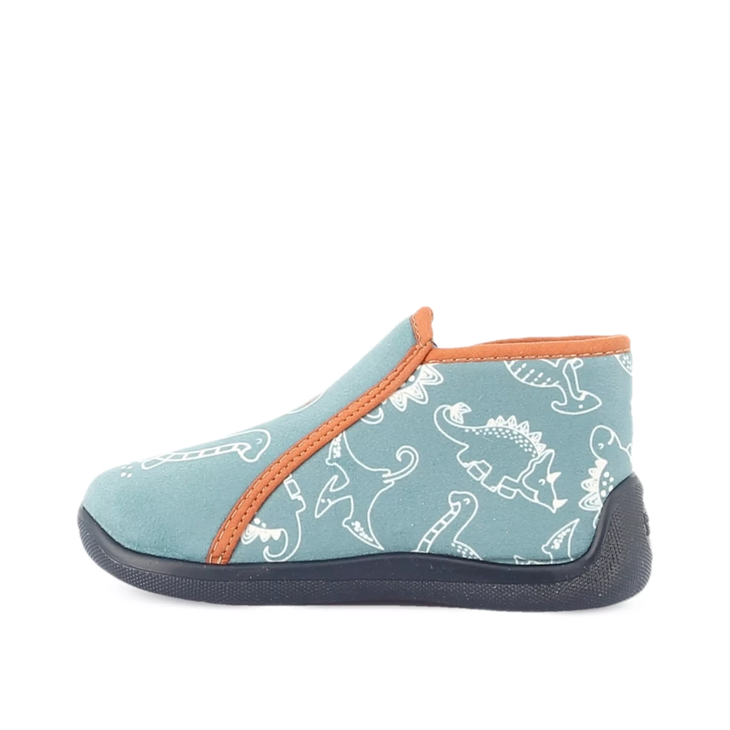 Image (4) de la chaussures Bossi - Pantoufles et Chaussons Bleu en Textile