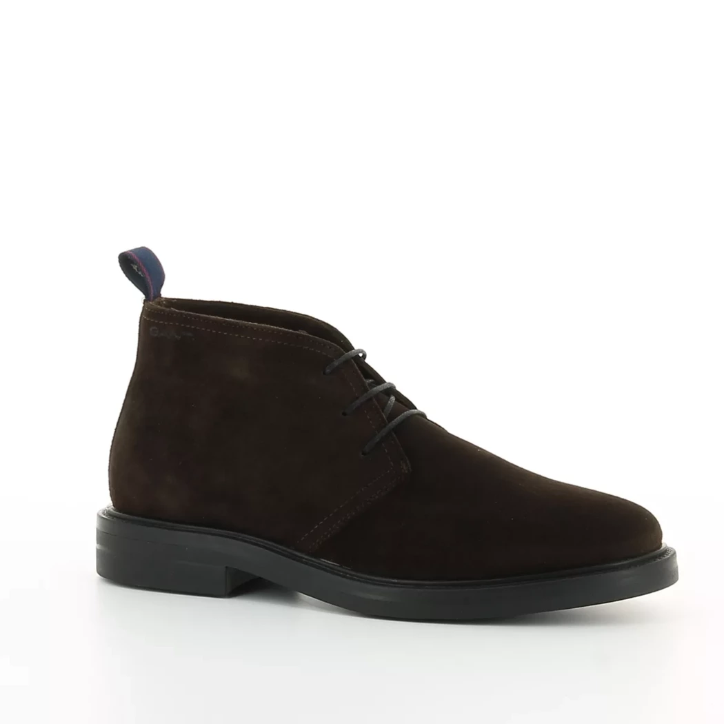 Image (1) de la chaussures Gant - Bottines Marron en Cuir nubuck