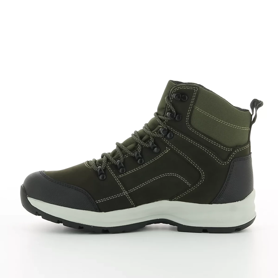 Image (4) de la chaussures Nord Trail - Bottines Vert en Cuir nubuck