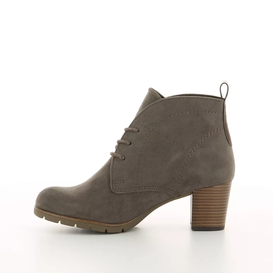 Image (4) de la chaussures Marco Tozzi - Bottines Taupe en Cuir synthétique