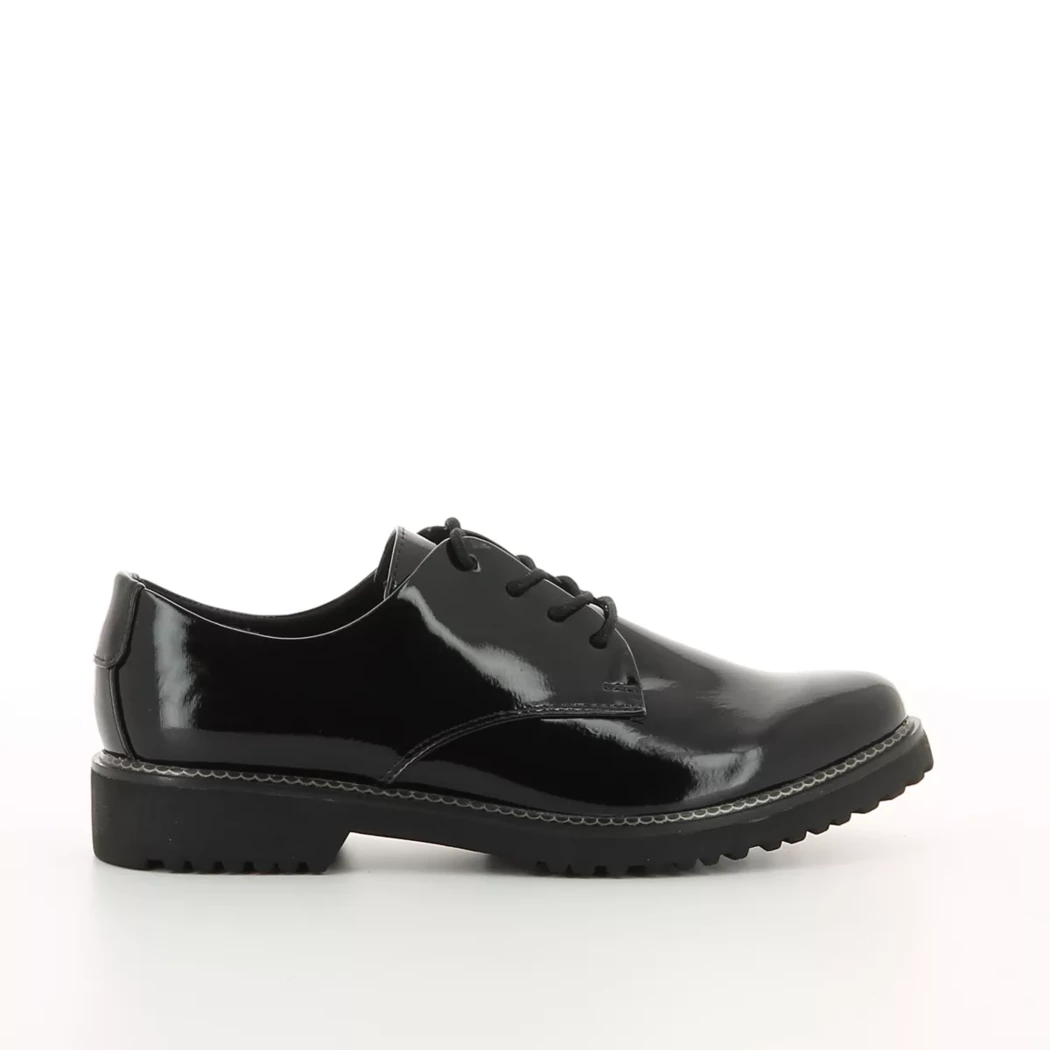Image (2) de la chaussures Marco Tozzi - Chaussures à lacets Noir en Cuir synthétique
