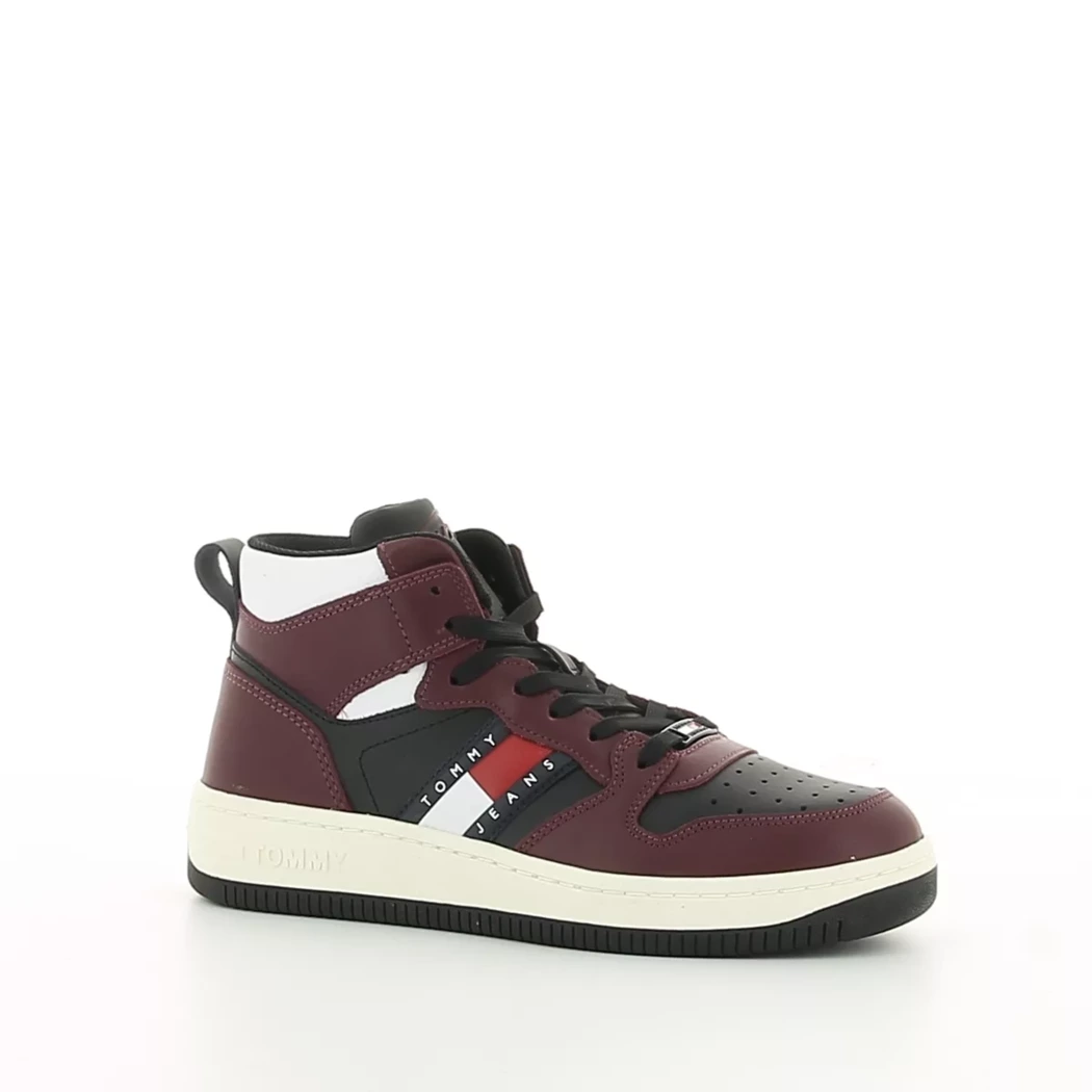 Image (1) de la chaussures Tommy jeans - Baskets Bordeaux en Cuir