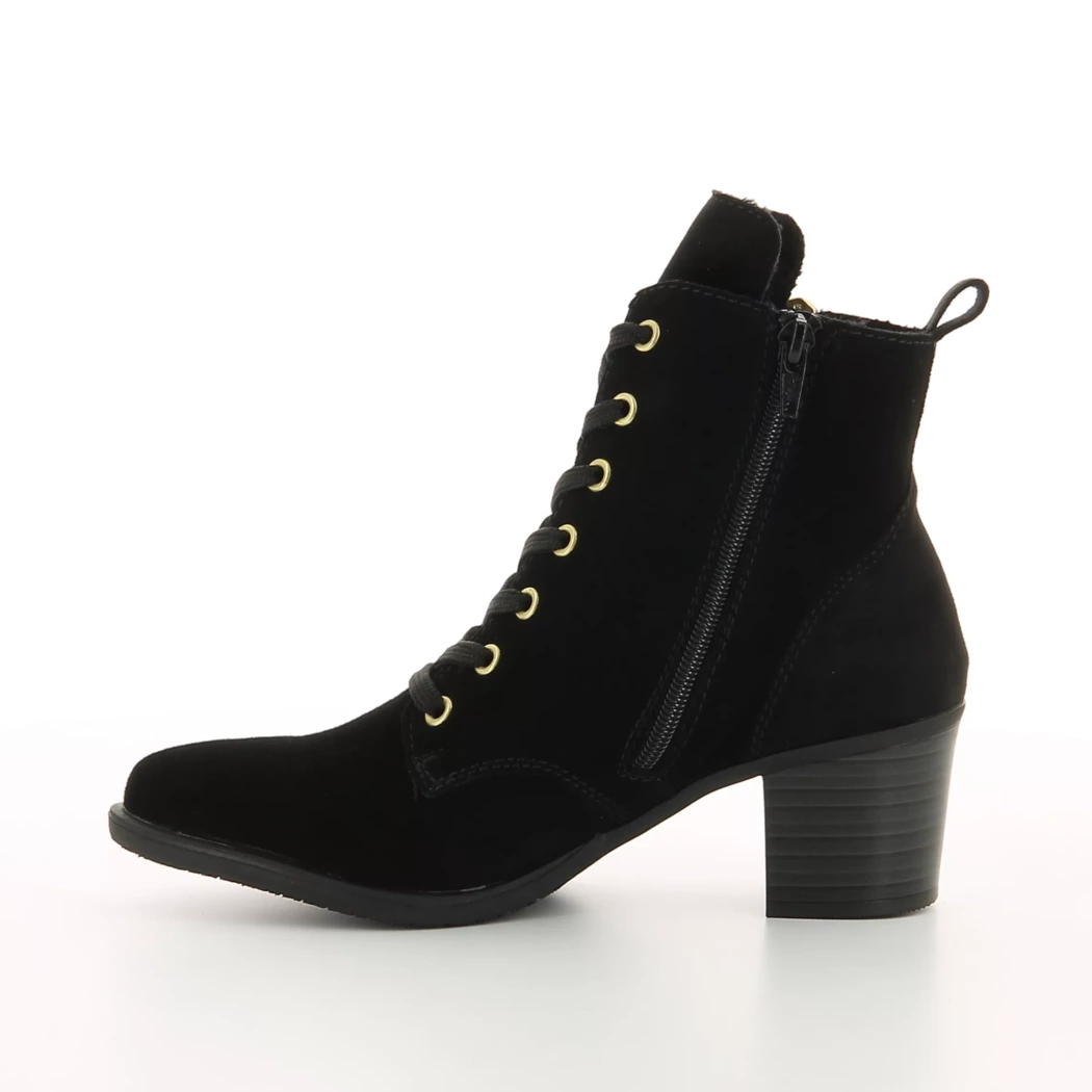 Image (4) de la chaussures Rieker - Bottines Noir en Cuir nubuck