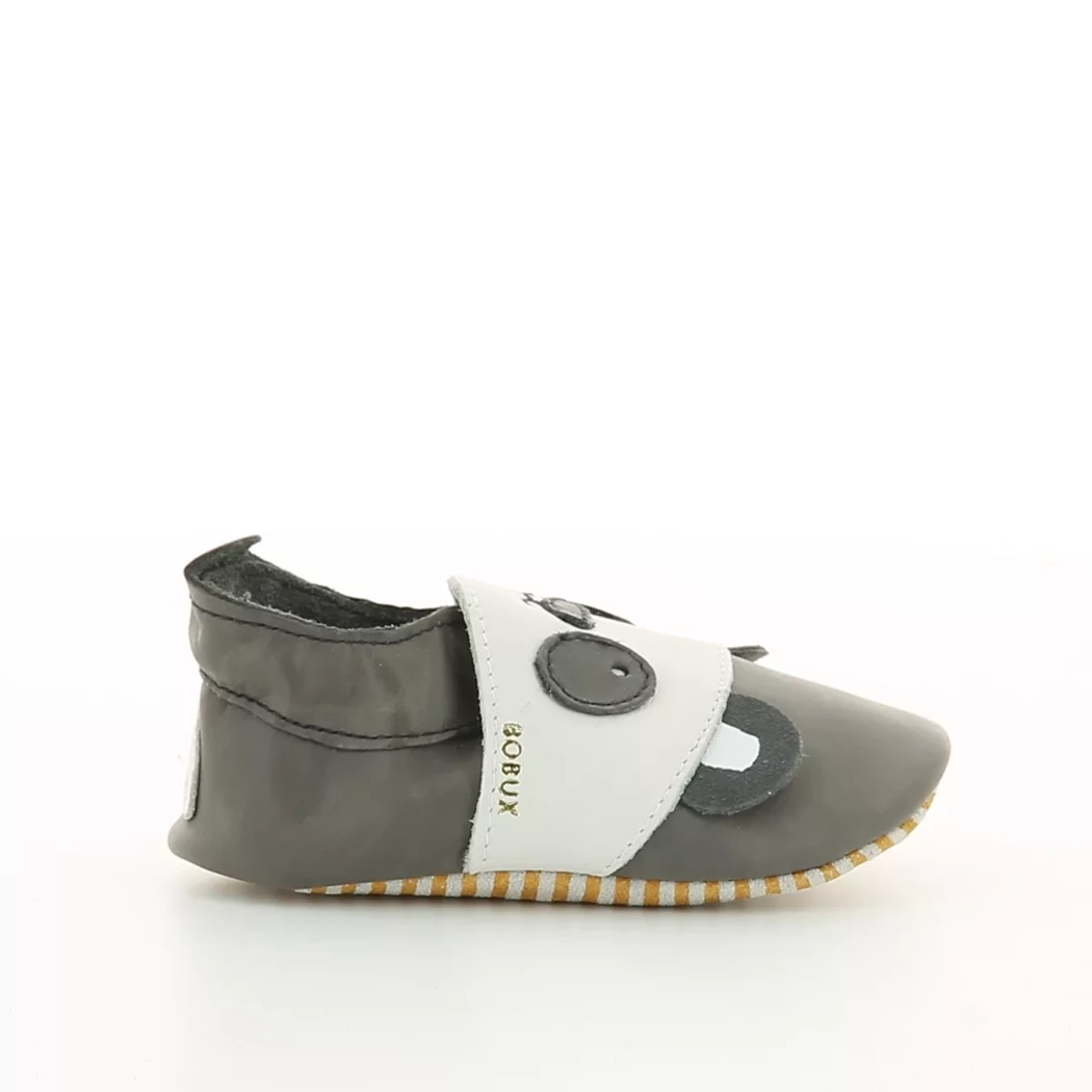 Image (2) de la chaussures Bobux - Chaussons bébé Gris en Cuir