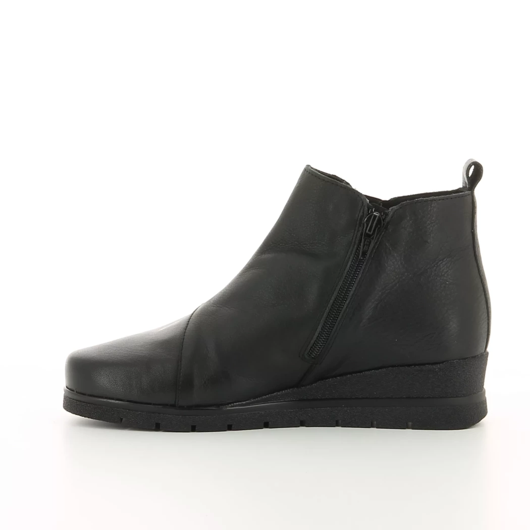 Image (4) de la chaussures Valeria's - Boots Noir en Cuir