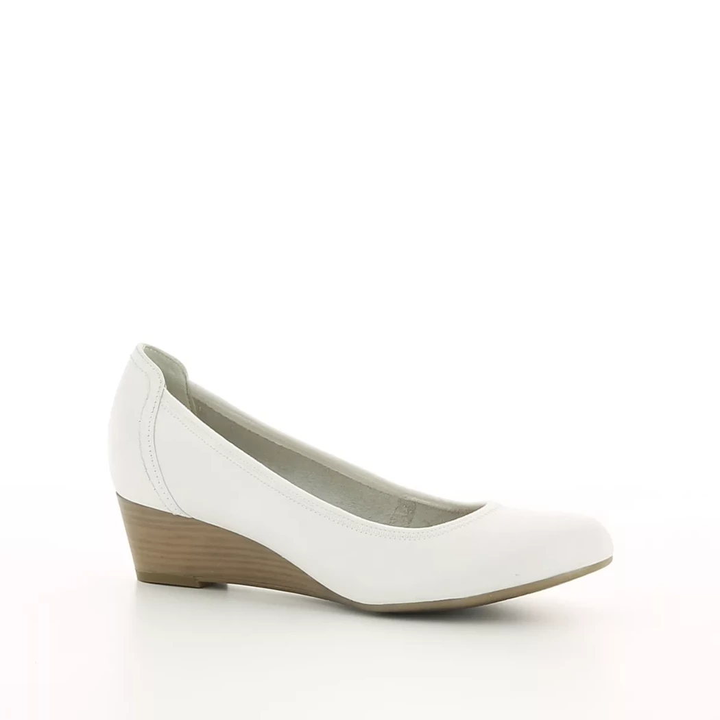 Image (1) de la chaussures Tamaris - Escarpins Blanc en Cuir