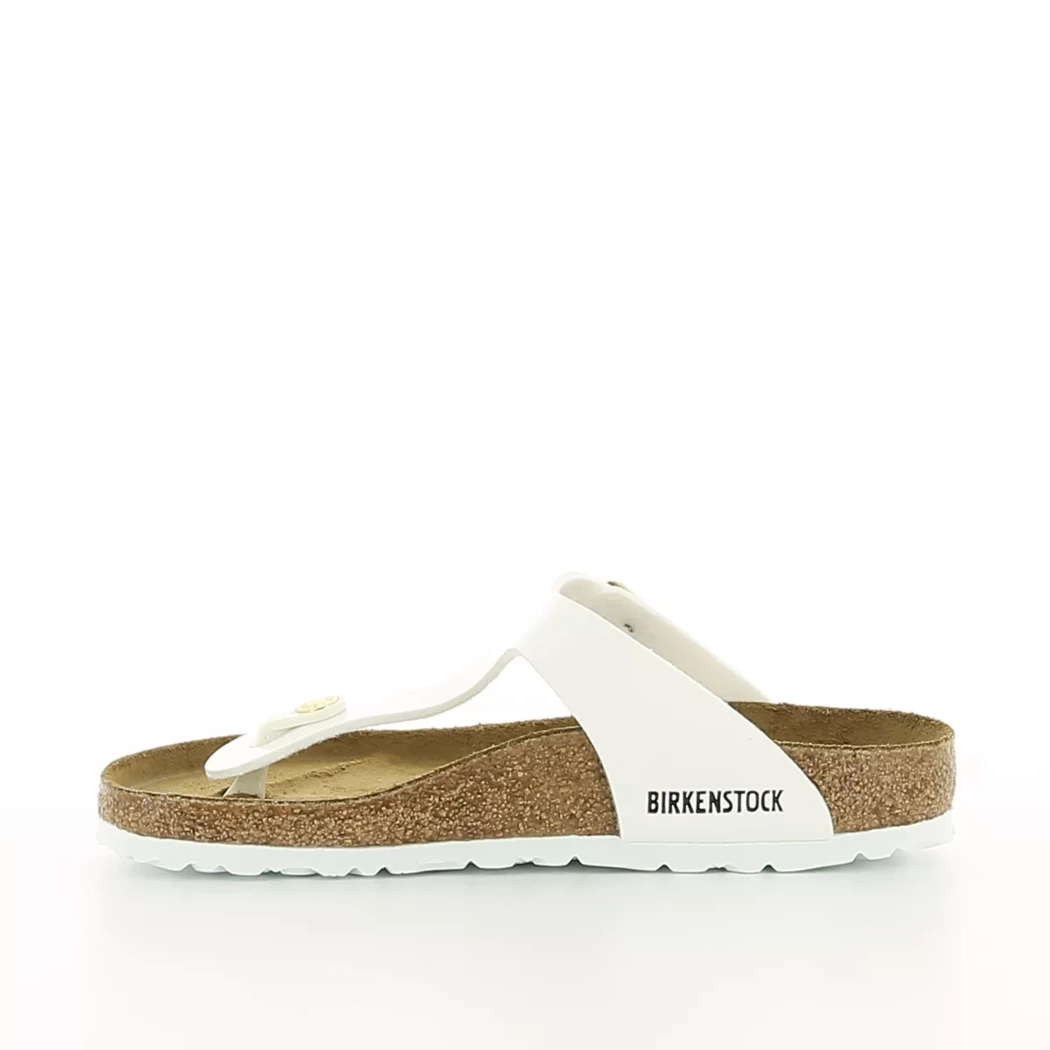 Image (4) de la chaussures Birkenstock - Mules et Sabots Blanc en Cuir synthétique