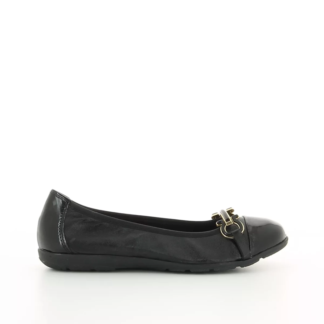 Image (2) de la chaussures Caprice - Ballerines Noir en Cuir synthétique