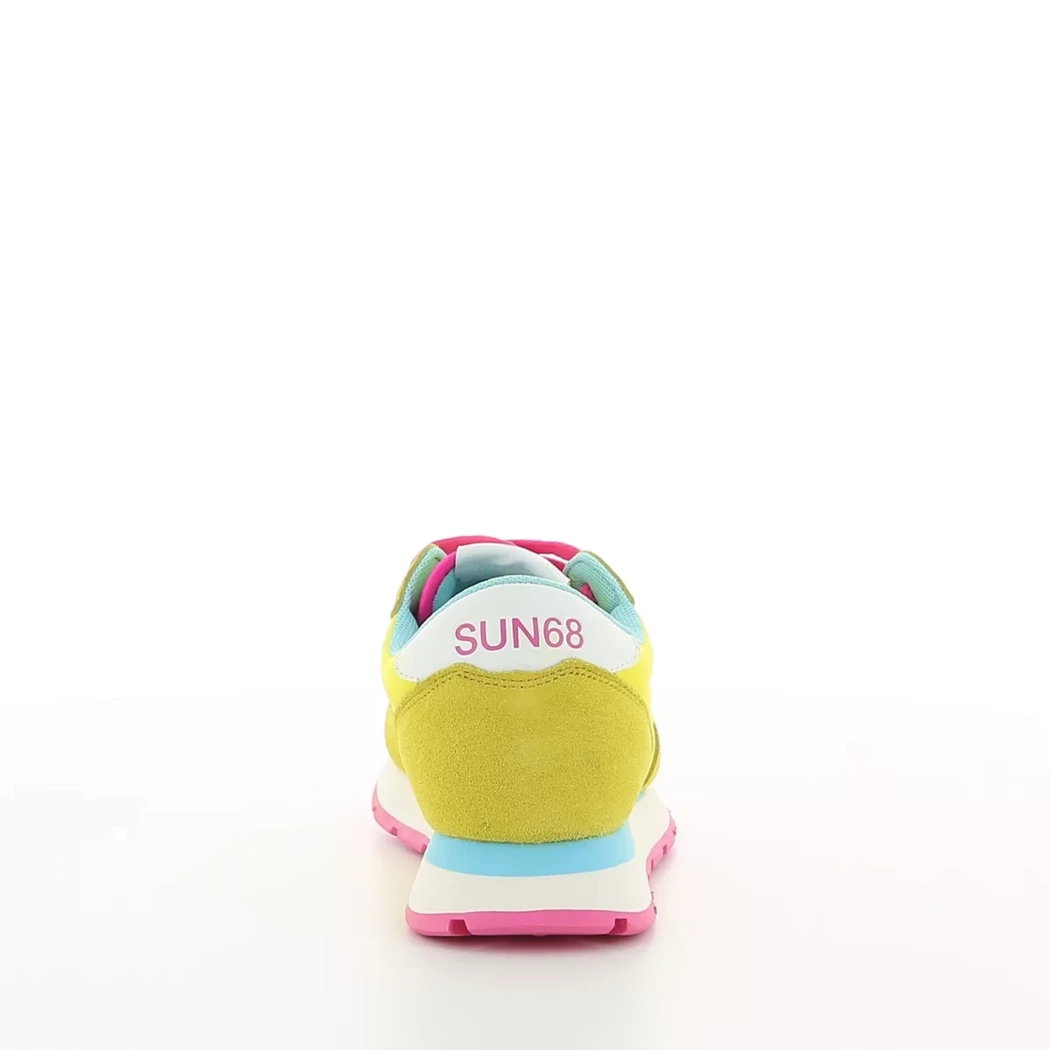 Image (3) de la chaussures Sun68 - Baskets Jaune en Textile