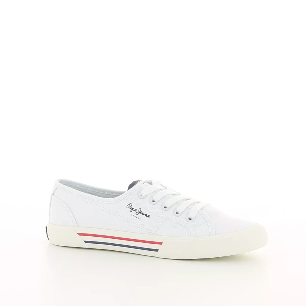 Image (1) de la chaussures Pepe Jeans - Baskets Blanc en Textile