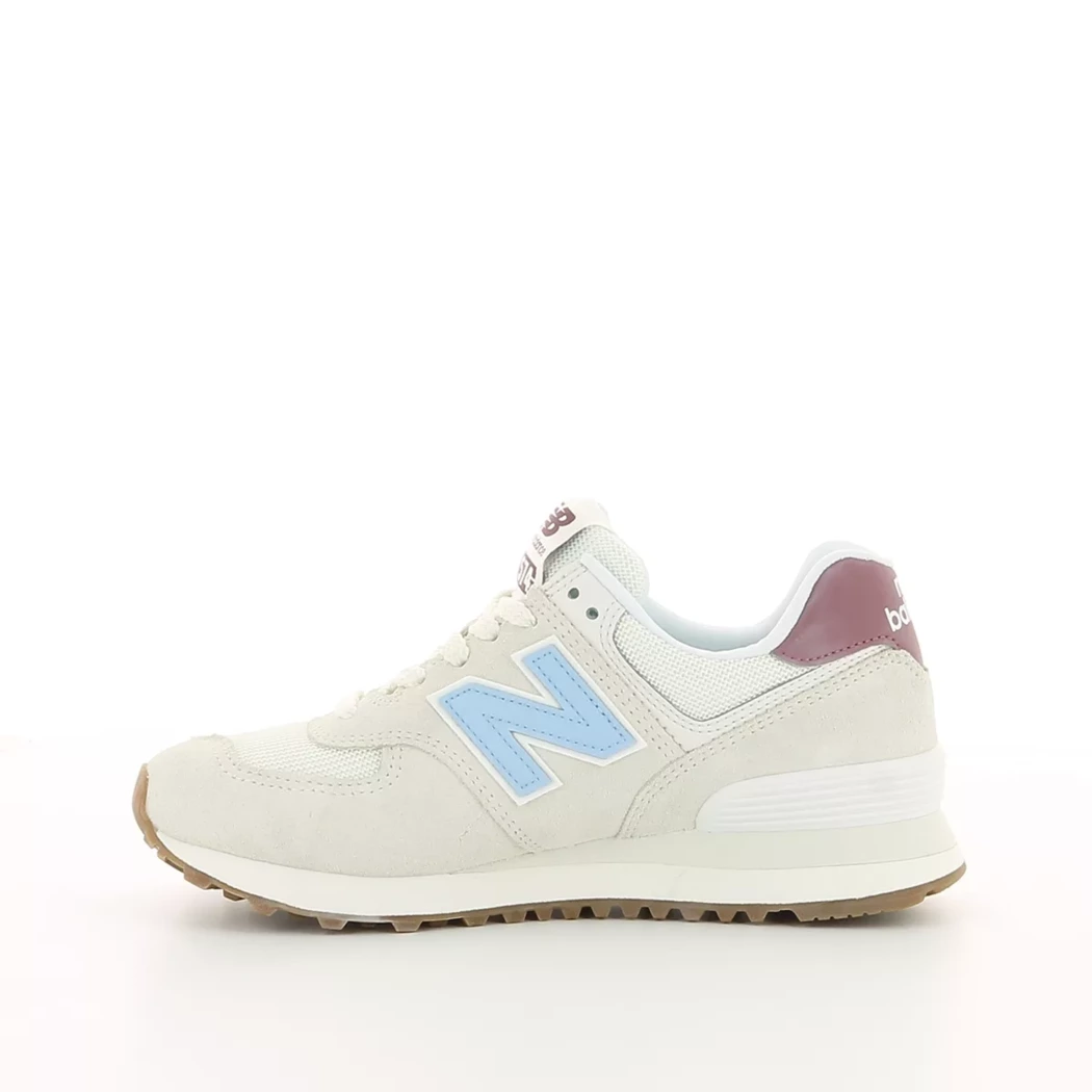 Image (4) de la chaussures New Balance - Baskets Beige en Cuir synthétique