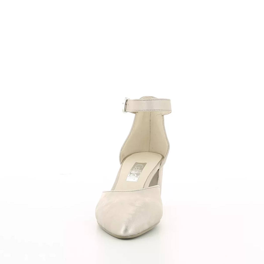 Image (5) de la chaussures Gabor - Escarpins Or / Bronze / Platine en Cuir