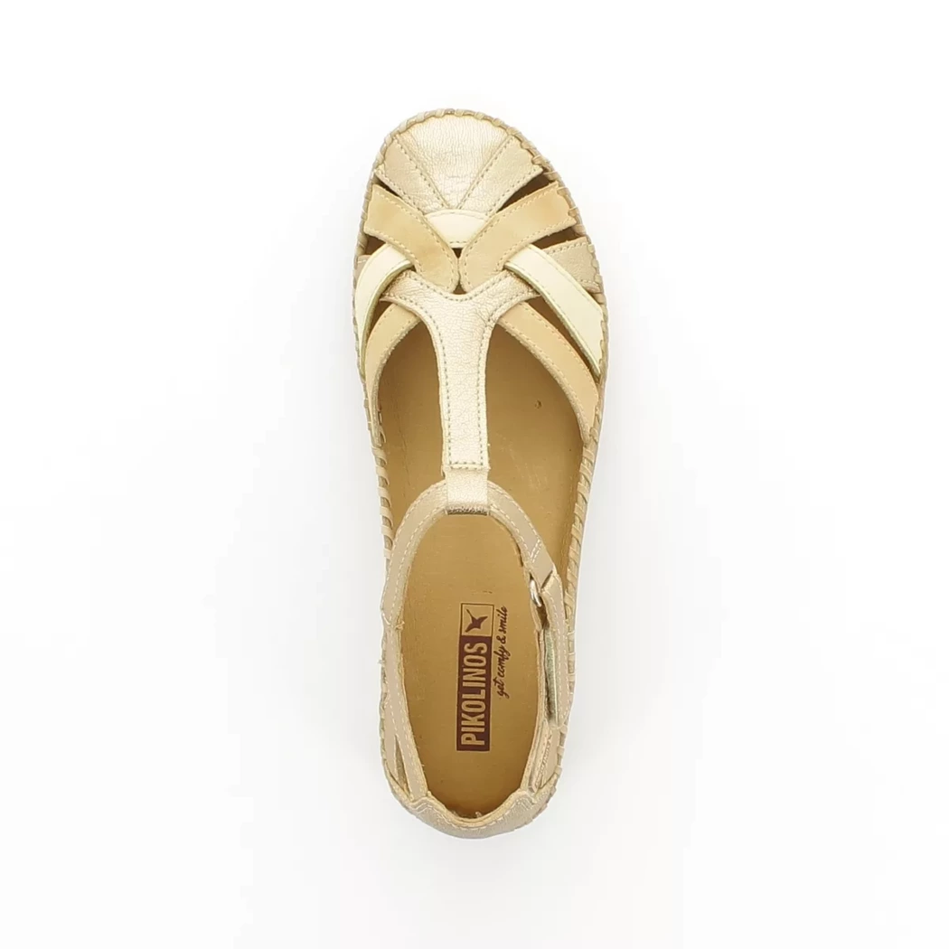 Image (6) de la chaussures Pikolinos - Ballerines Or / Bronze / Platine en Cuir