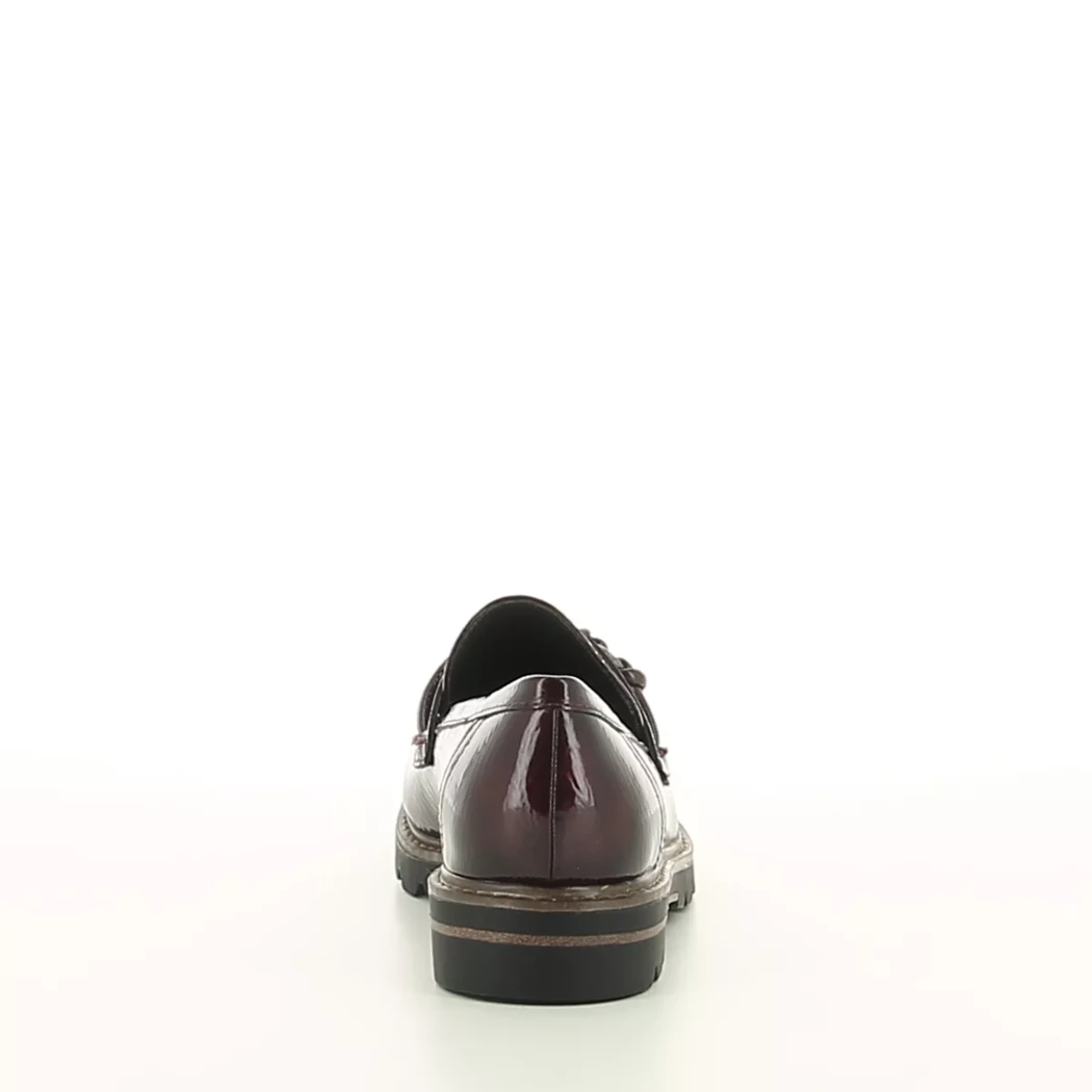 Image (3) de la chaussures Marco Tozzi - Mocassins Bordeaux en Cuir synthétique
