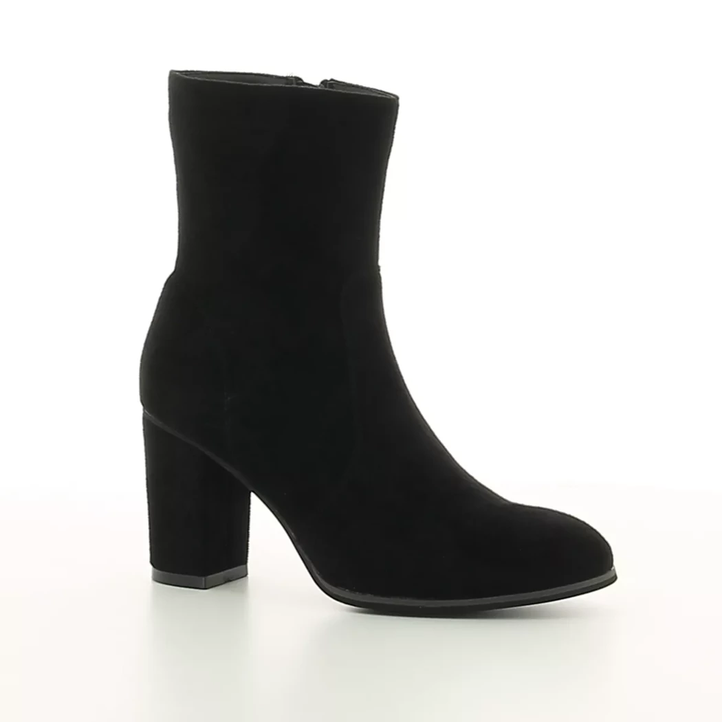 Image (1) de la chaussures Les Arlesiennes - Boots Noir en Cuir synthétique