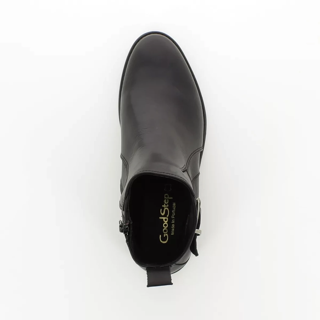 Image (6) de la chaussures Goodstep - Boots Noir en Cuir